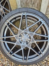 Riviera RF2 Alloy Wheels Brushed dark grey  19 inch Mercedes Benz  cla c class 