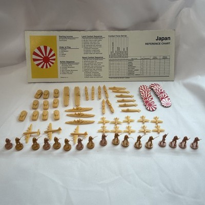 Axis & Allies Spring 1942 Board Game Replacement Pieces Japan Yellow