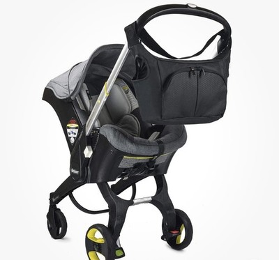 Upperkids Essentials Bag for Doona Car Seat Stroller Organizer Storage Black