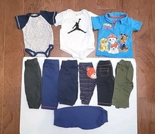 CARTER'S JUST ONE YOU DISNEY NICKELODEON BABY BOY PANTS SHIRTS LOT SIZE 0-9M