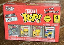 Funko Bitty POP! Figuras de vinilo de 1" de Los Simpson: SCRATCHY/GRAMPA/LISA/CHIEF WIGGUM