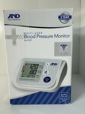 A&D Medical Multi-User Blood Pressure Monitor (UA-767F) TESTED