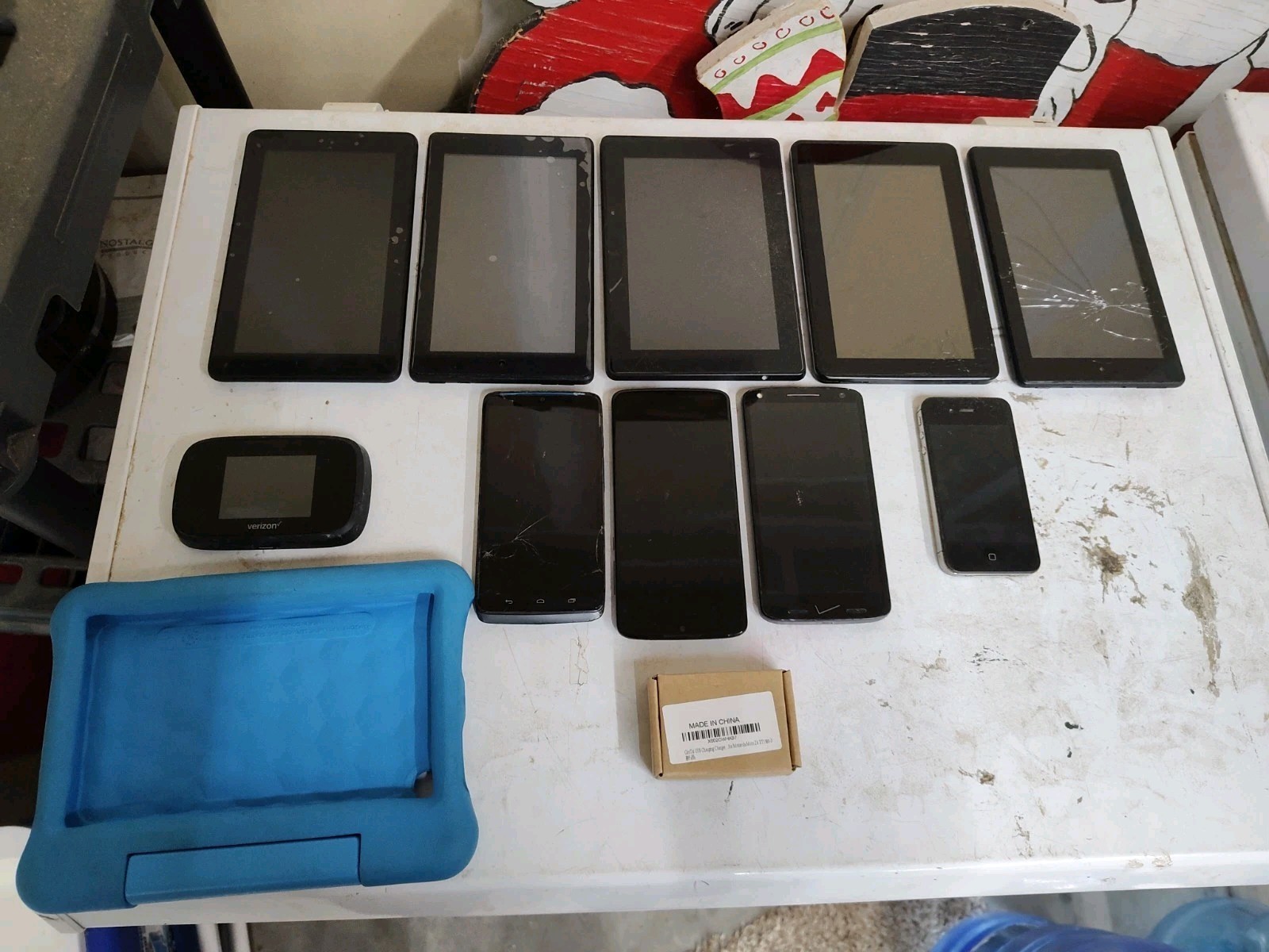 Kindle and Cell Phone Lot For Parts or Repair