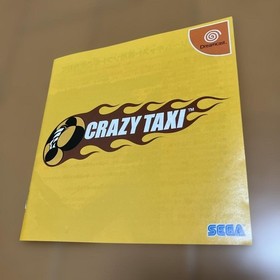 Dreamcast Crazy Taxi Crazy Taxi obi postcard Japan k2