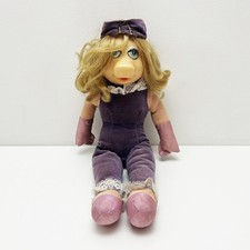 Vintage MISS PIGGY Plush 1981 Muppets Dakin Henson Rare Collectable Toy Doll