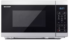 Sharp 20L 800w Standard Microwave YC-MS02U-S Silver/Black - Nw Boxed