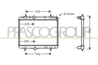KüHler WasserküHler FüR CitroëN Berlingo 1.6 Hdi 90 Peugeot Partner