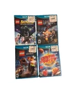 Lego Video Games Lot of 4  Nintendo Wii U - Complete With Manuals CIB Tested
