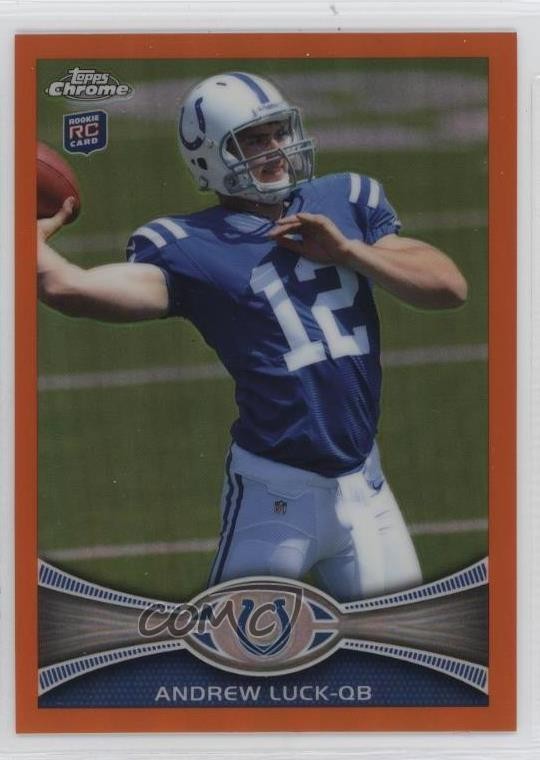 2012 Topps Chrome Retail Orange Refractor Andrew Luck #1 14li