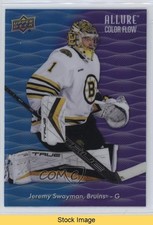 2023-24 Upper Deck Allure Color Flow Blue Purple Jeremy Swayman #CF-31 READ