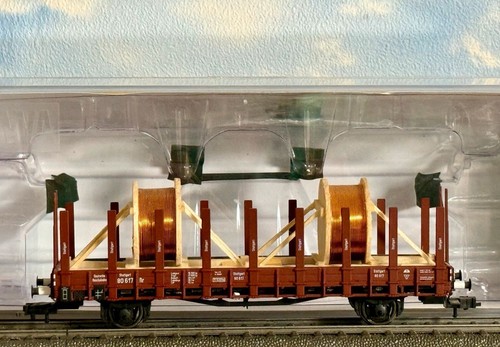 Spur H0 DC Brawa 48688 Rungenwagen Bauart Rr Stuttgart DRG Mit Ladegut OvP | Condition: Gebraucht