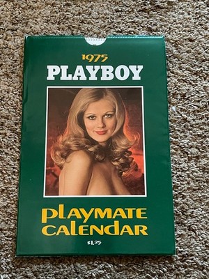 1975  Playmate Playboy Calendar w/ Sleeve;  Complete and Excellent Condition