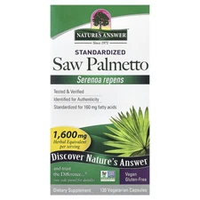 Saw Palmetto, Standardized, 120 Vegetarian Capsules