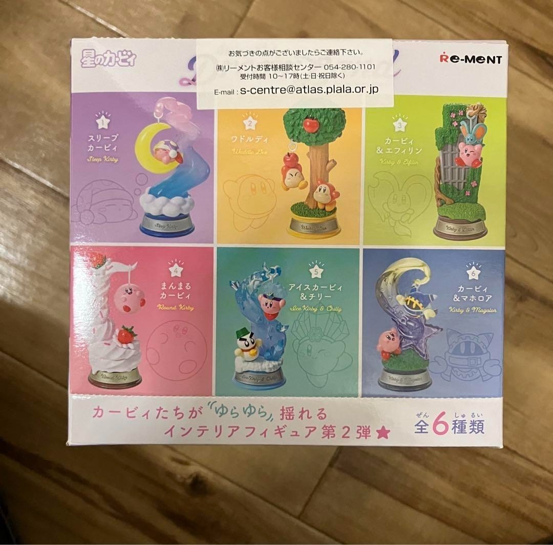 Re-ment Kirby of the Stars Swing Kirby in Dream Land BOX 6 Complete Set NEW JP