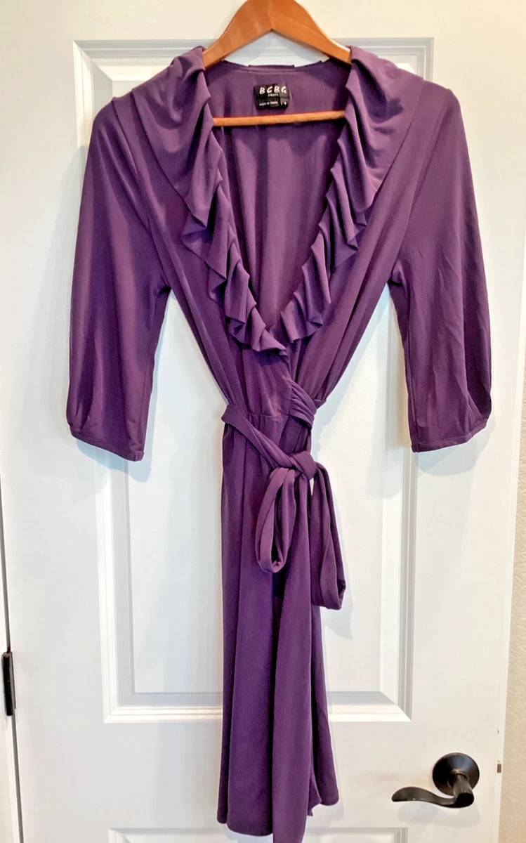 chinese dress ladies BCBGMAXAZRIA Costa Stripe Faux Wrap Dress  Runway Catalog