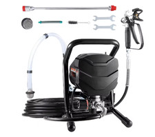 650W Airless Paint Sprayer 3000PSI Electric Spray Gun w/ Extension Rod