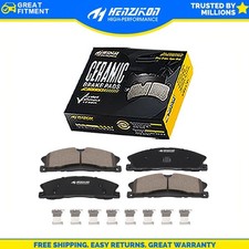 Front Ceramic Brake Pads w/Hardware for Explorer Flex Taurus MKS MKT