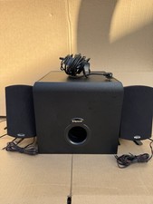 Klipsch ProMedia 2.1 BT Bluetooth Speaker System w/ Subwoofer Control Pod Works