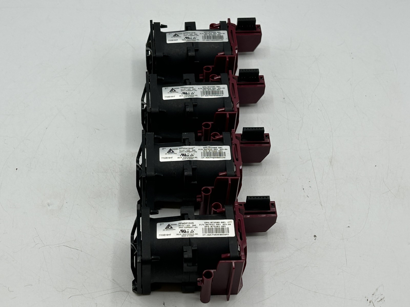 LOT OF 4 DL360 G9 G10 1U Cooling Fan PFM0412HS 873580-001 867652-001 For HP