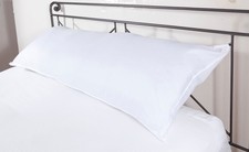 Body Pillow 20"x54" White Microfiber Hypoallergenic Full-Length Support