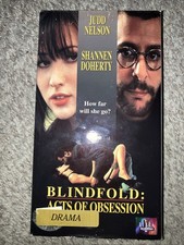 Blindfold: Acts of Obsession VHS 1994 Shannon Doherty. Rare RENTAL COPY