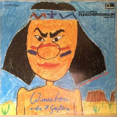 Erste Weibliche Fleischergesellin Nach 1945 Winnetou + Die 7 Geißlein Fontana
