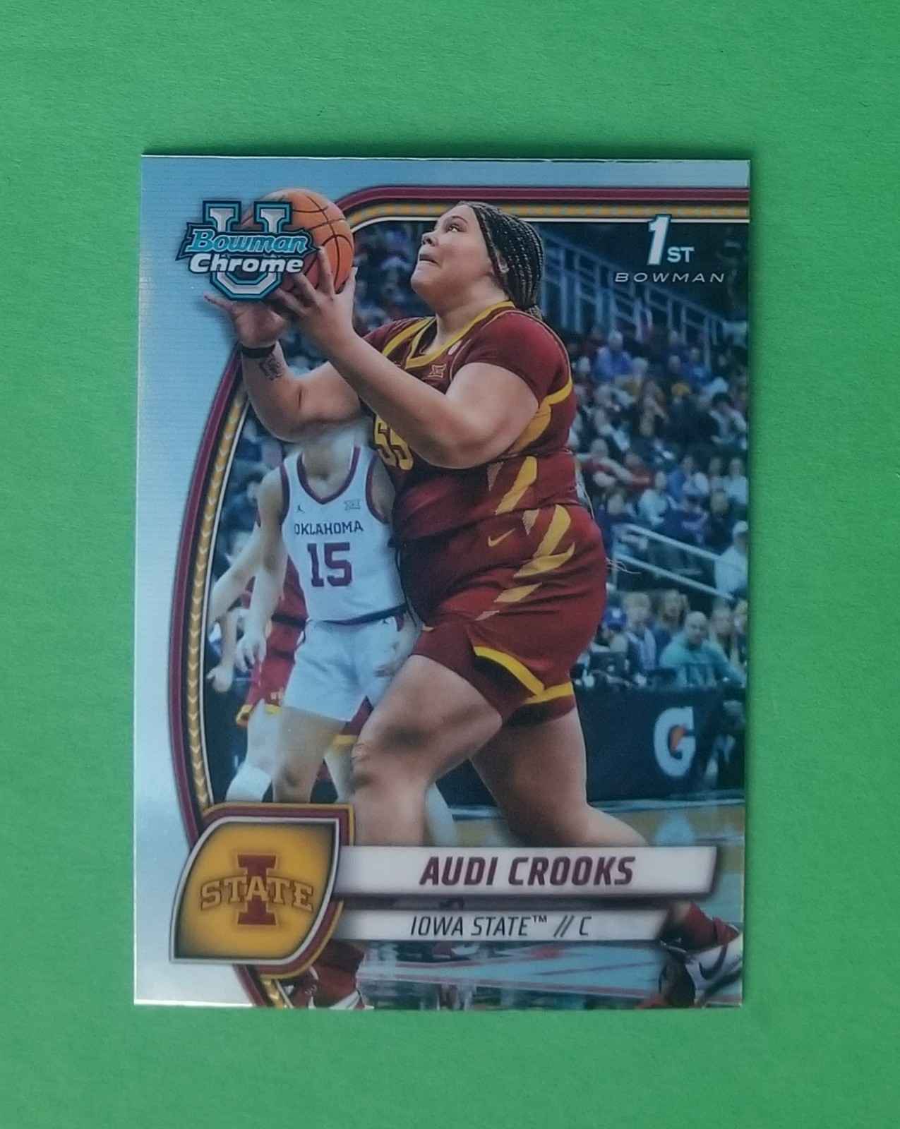 AUDI CROOKS 2024-25 Topps Bowman Chrome U #9 1st Bowman Chrome