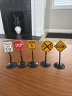 Vintage 50s Tin Metal Tonka Street Highway Signs Lot