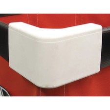 Royal Basket Trucks G00-Whx-Bmk Corner Bumper Kit, White, 4/Set, Pk4