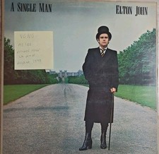 Elton John A Single Man Vinyl Record LP VG/VG TRAIN1 1978