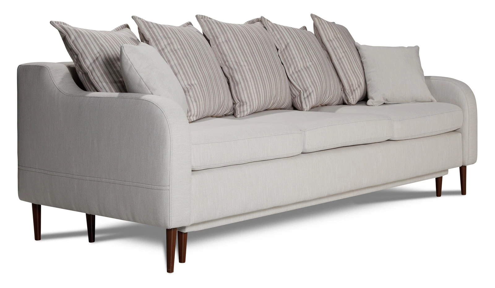 Three Seater Couch Upholstery Country Style Textile Fabric Couch Sofa Bed Sofa