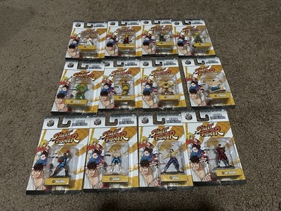 Jada Nano Metalfigs Diecast Street Fighter Complete Set of 12 Rare - NEW!