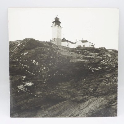 Black & White Coastal Lighthouse Landscape Photography W. Galen Barton 1960's