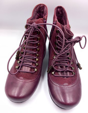 Stivaletti Hush Puppies Vivianna taglia UK 6 EU 39 reg fit bordeaux