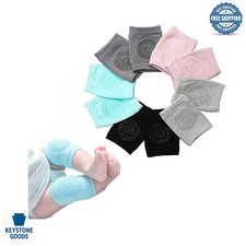 Baby Anti-Slip Crawling Knee Pads 5 Pairs - Unisex  Adjustable
