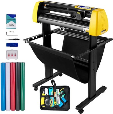 Vinyl Cutter Machine, 34 in / 870 mm Max Paper Feed Cutting Plotter, Automatic C