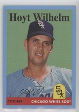 2019 Topps Archives 1958 Design Blue 17/25 Hoyt Wilhelm #95 HOF 02v3