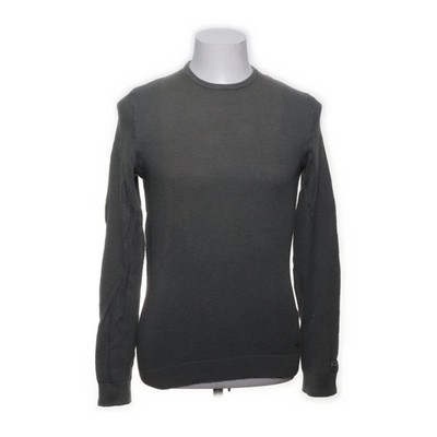 Lerros, Strickpullover, Größe: M, Grau, Baumwolle, Einfarbig, Herren #7gd