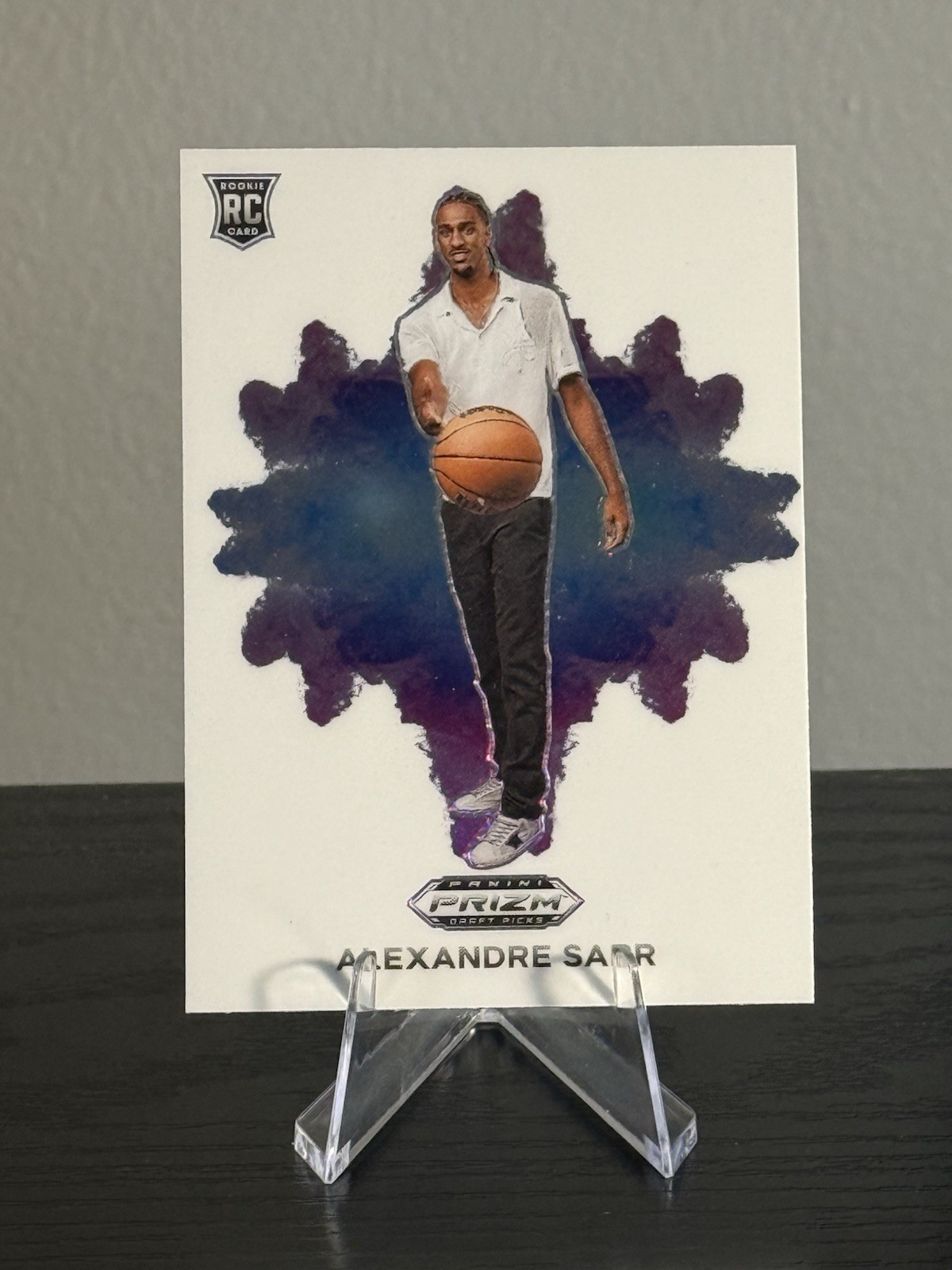 2024 Panini Prizm Draft Picks Alexandre Sarr ROOKIE WHITE COLOR BLAST Wizards RC