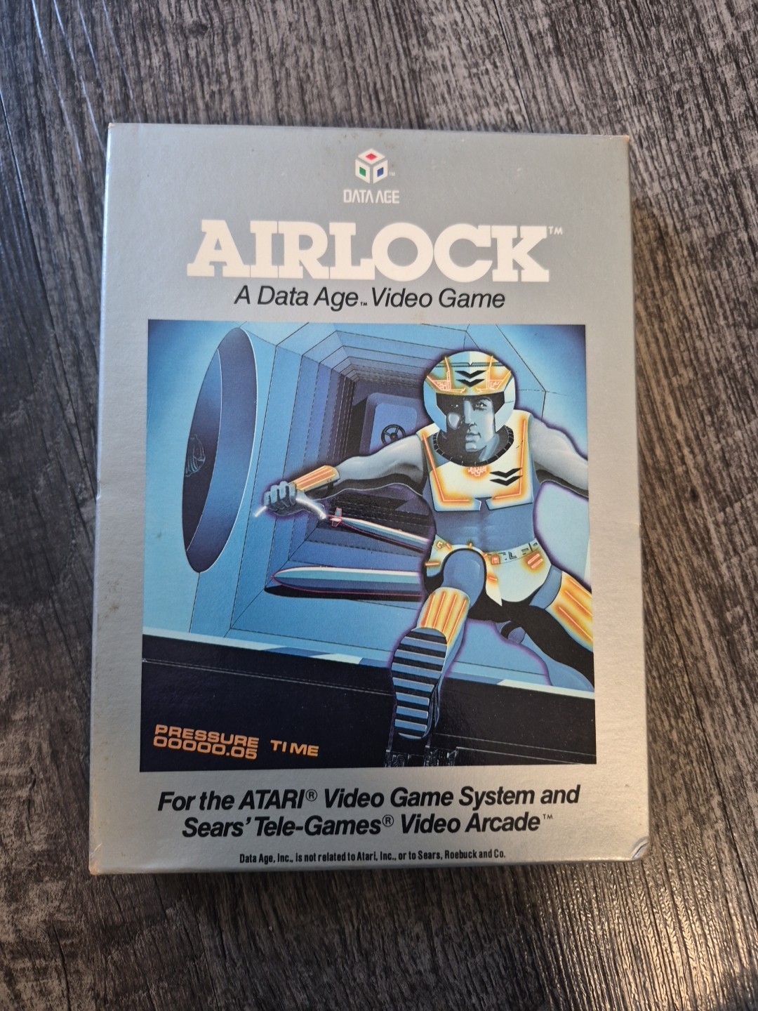 Airlock With Box & Manual for Atari 2600 Fast Shipping! Authentic