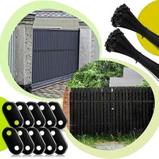 Sturdy Privacy Screen Mounting Clips Set with 50Pcs Weatherproof Features