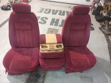 1995 Ford F150 F250 And F350 Red Seat Set 402040 1995 Ford F150 F250 And F350 Red Seat Set 402040