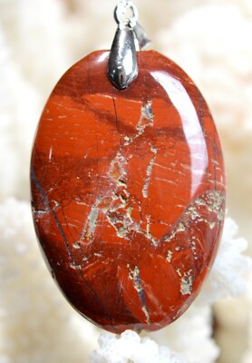 Jaspis ''Red Snake Skin'' 79 Karat - natürlicher Cabochon Anhänger - Australien