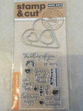Hero Arts Clear Stamp  Cut So Sorry Thin Metal Die Cut Set NEW