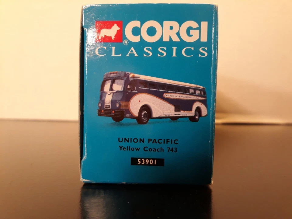 Corgi Union Pacific Limited Edition Yellow Coach 743 Die-Cast - In Box - Image 4 of 4