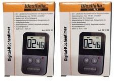 2 x digitaler Küchentimer Timer Magnetisch L...