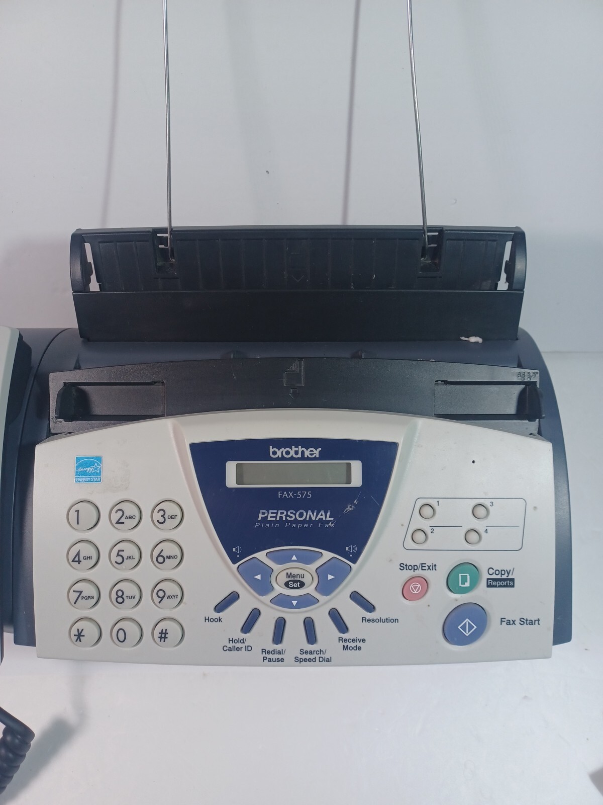 Brother FAX575 Personal Plain Paper Fax Machine with Phone and Copier