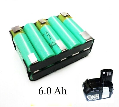 Tauschpack für  Hitachi  Akku 18 V   EBM 1830    mit  6 Ah  6000 mAh 