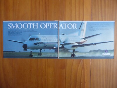 10/1986 PUB FLUGZEUG SAAB FAIRCHILD 340 KENDELL AIRLINE ORIGINAL ANZEIGE