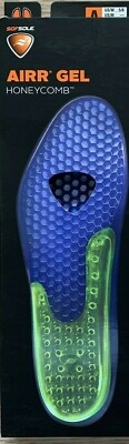 Sof Sole Airr Gel Orthopädie gepolsterte Waben Einlegesohlen Einlage Größe UK 4 / 5